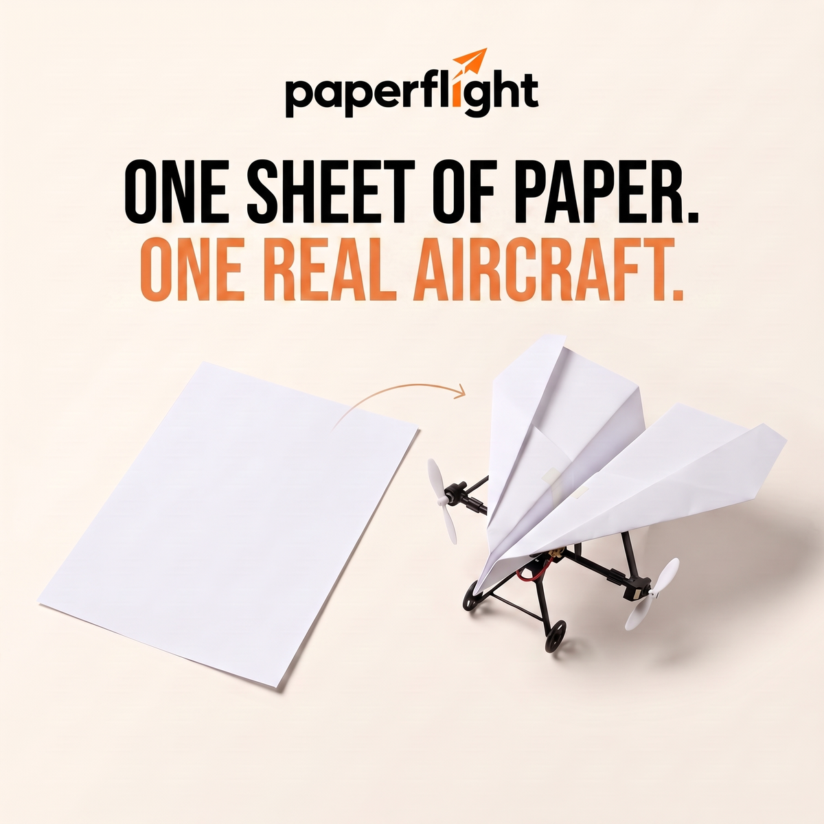 PaperFlight™ RC Paper Airplane Kit