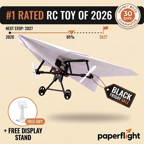 PaperFlight™ RC Paper Airplane Kit