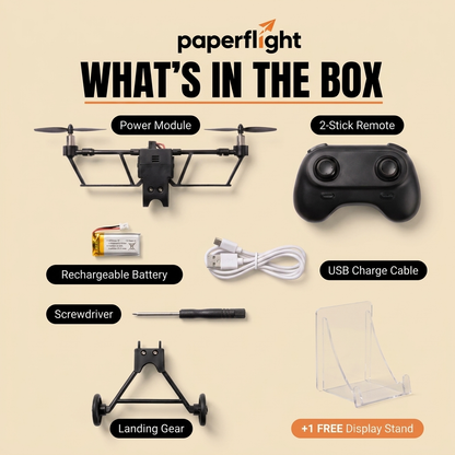 PaperFlight™ RC Paper Airplane Kit